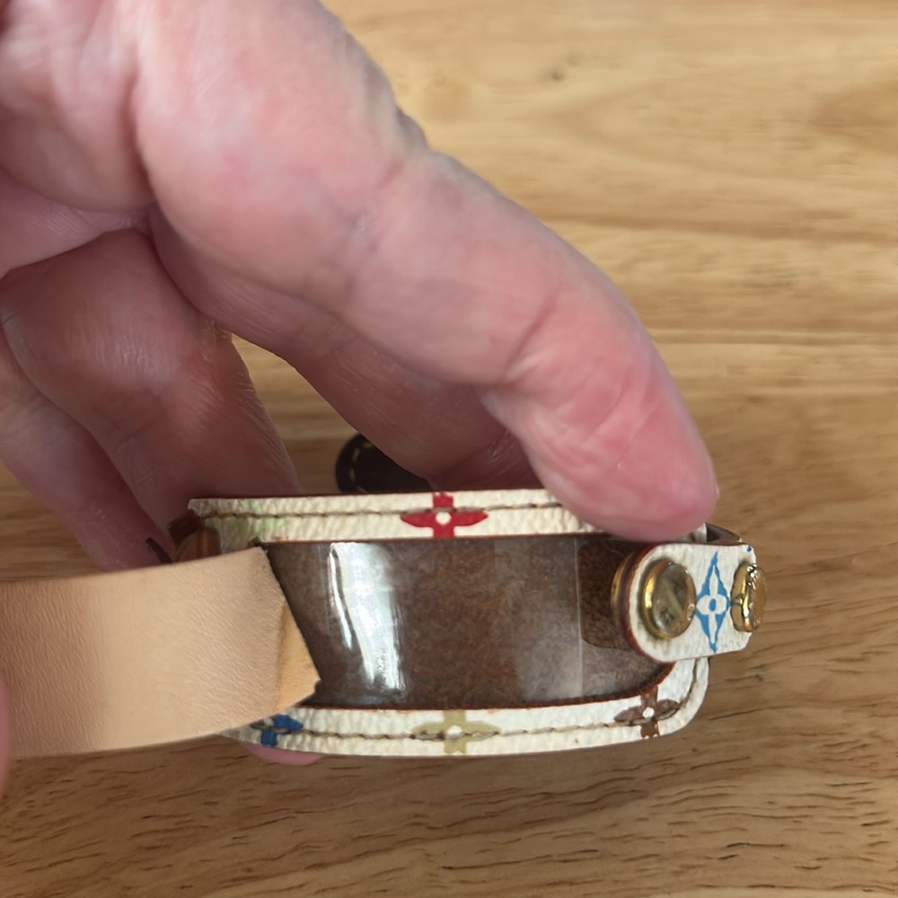 Louis Vuitton x Murakami Leather Monogram ID Bracelet - Picture 11 of 13